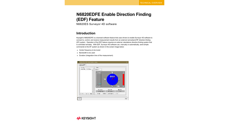 N6820EDFE Enable Direction Finding (EDF) Feature